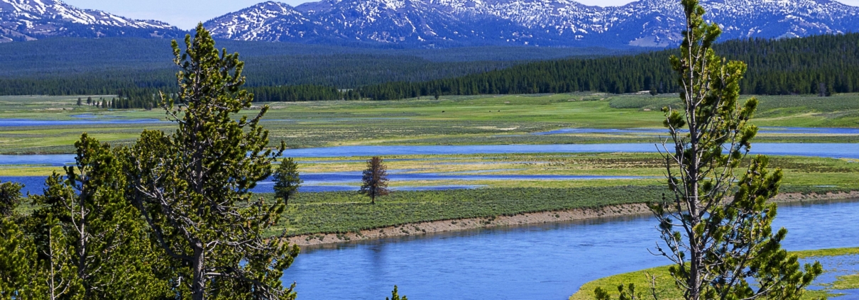 Grand Teton and the snake river in Wyoming